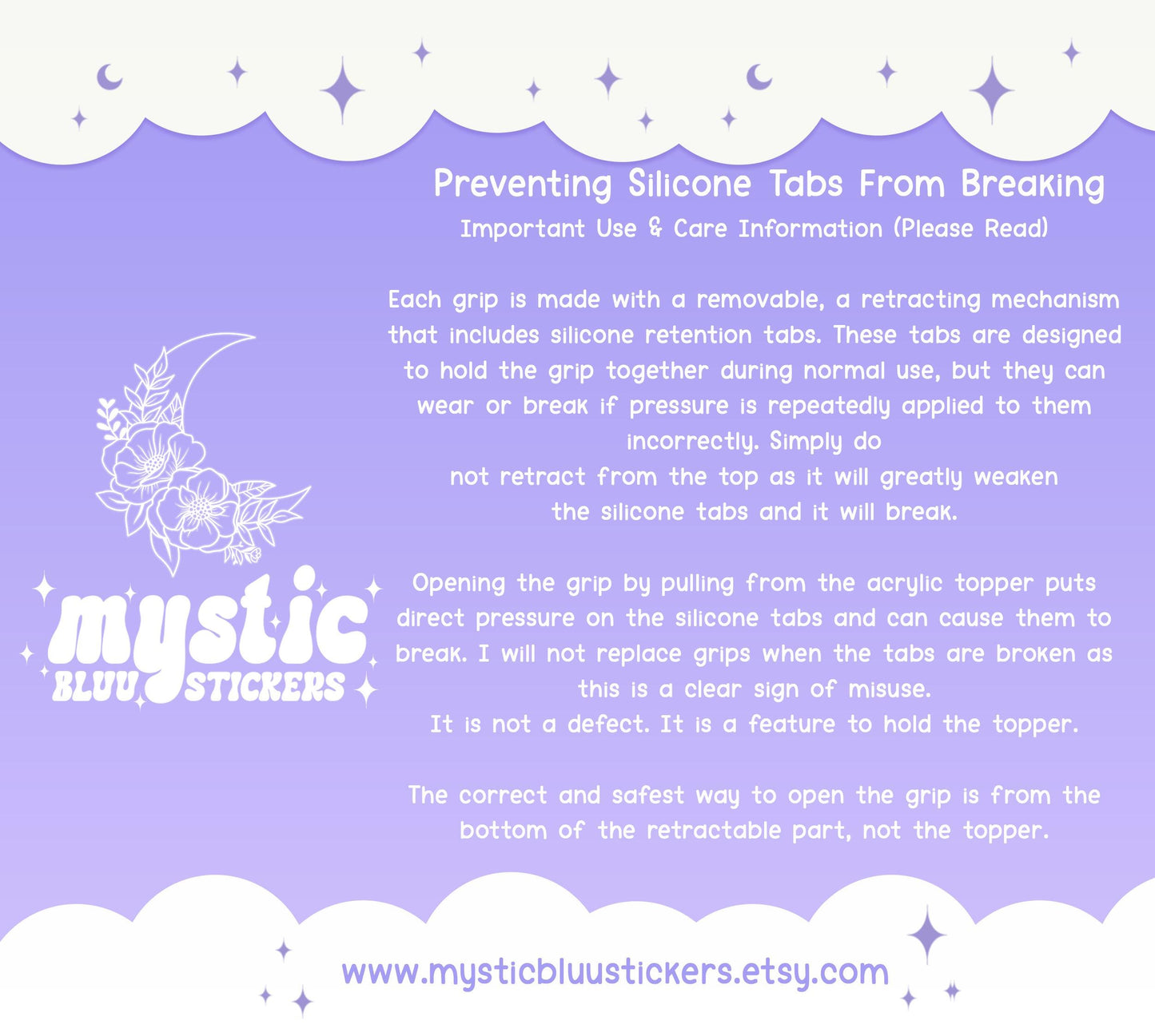 Celestial Heart MagSafe Phone Grip: Holographic 2D Night Sky Kindle Grip