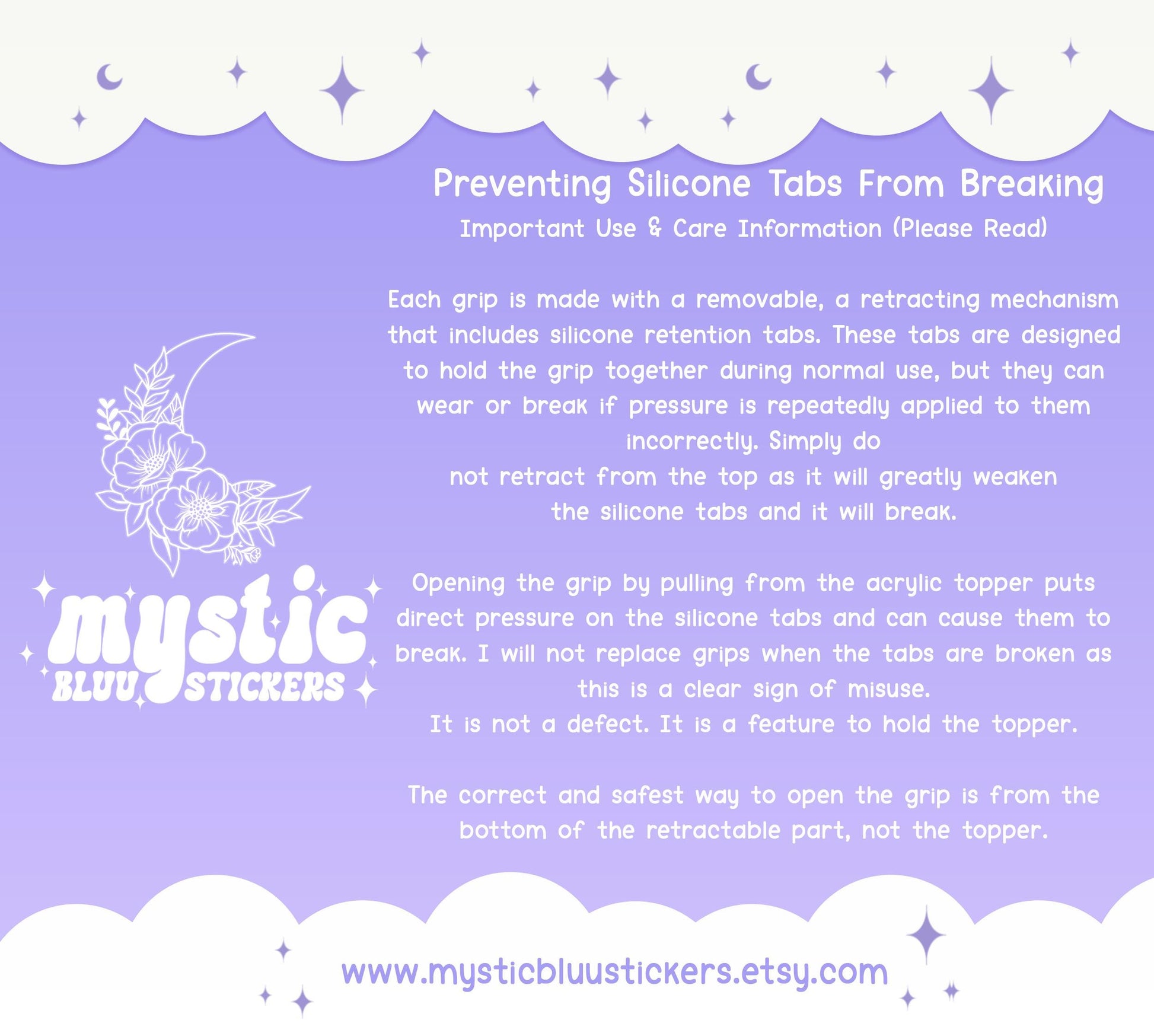 Celestial Heart MagSafe Phone Grip: Holographic 2D Night Sky Kindle Grip