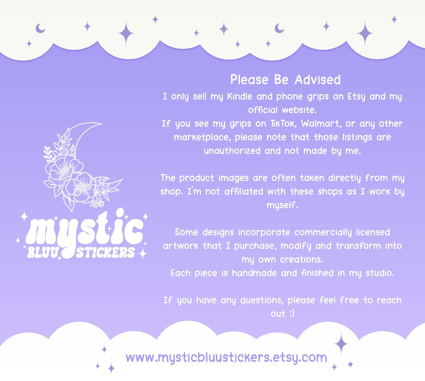 Celestial Heart MagSafe Phone Grip: Holographic 2D Night Sky Kindle Grip