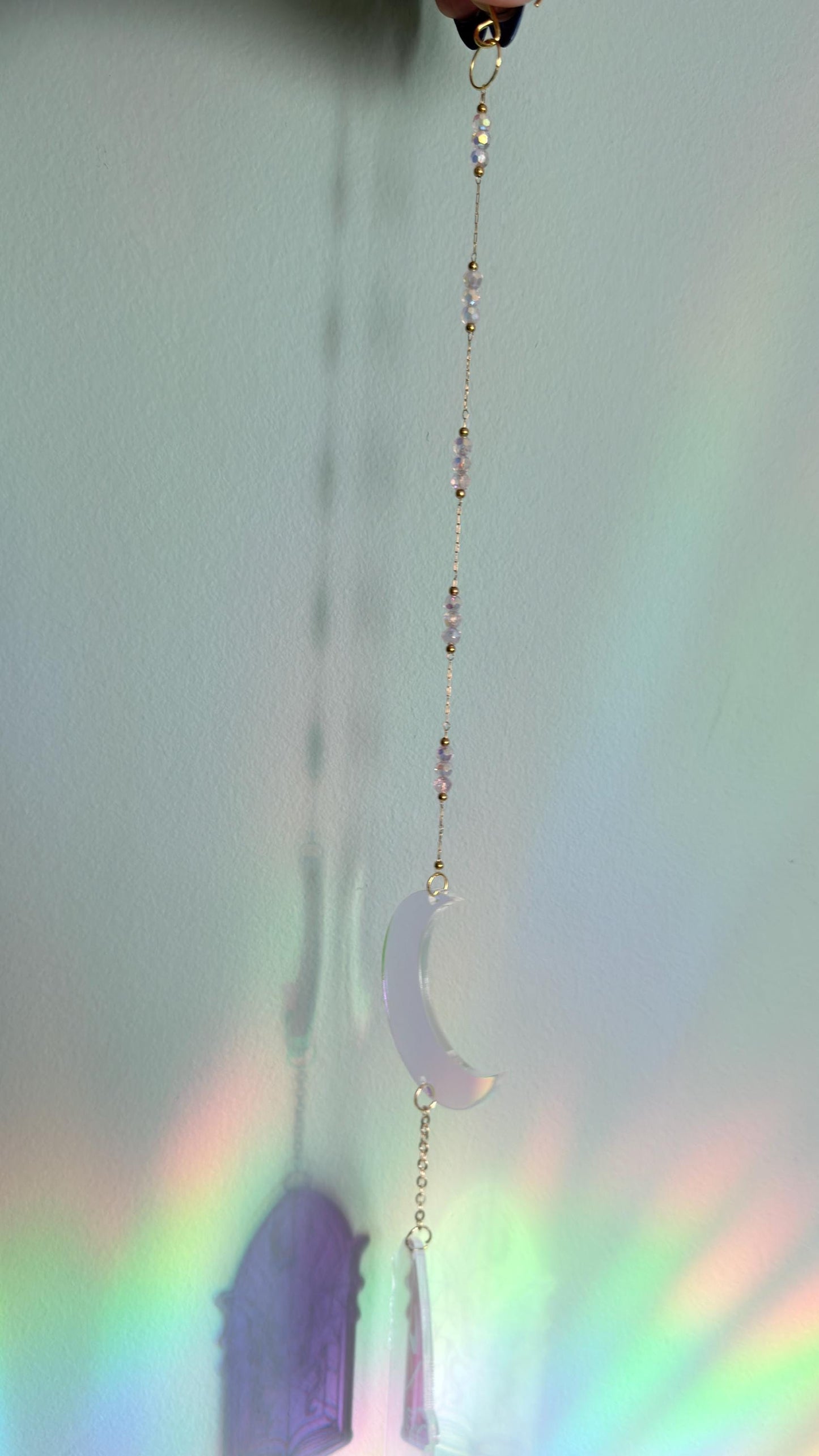 Acrylic Suncatcher Book Dragon Window Hanging Decoration Fantasy Romance Reading Ornament