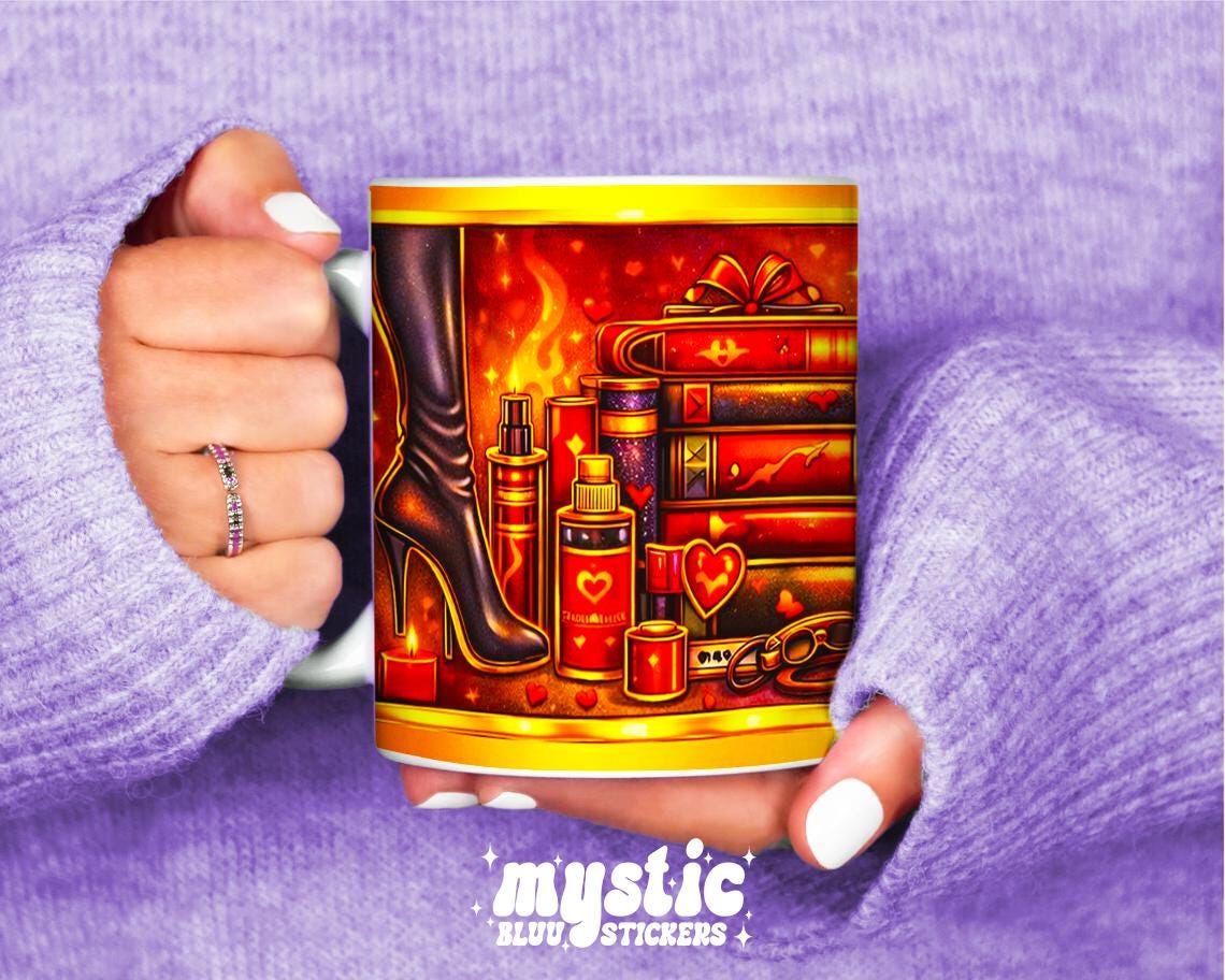 Dark Romance Book Mug – Spicy Reader Coffee Cup, BookTok Gift