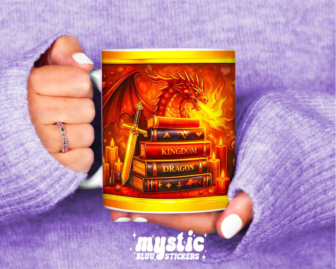 Dark Romance Book Mug – Spicy Reader Coffee Cup, BookTok Gift