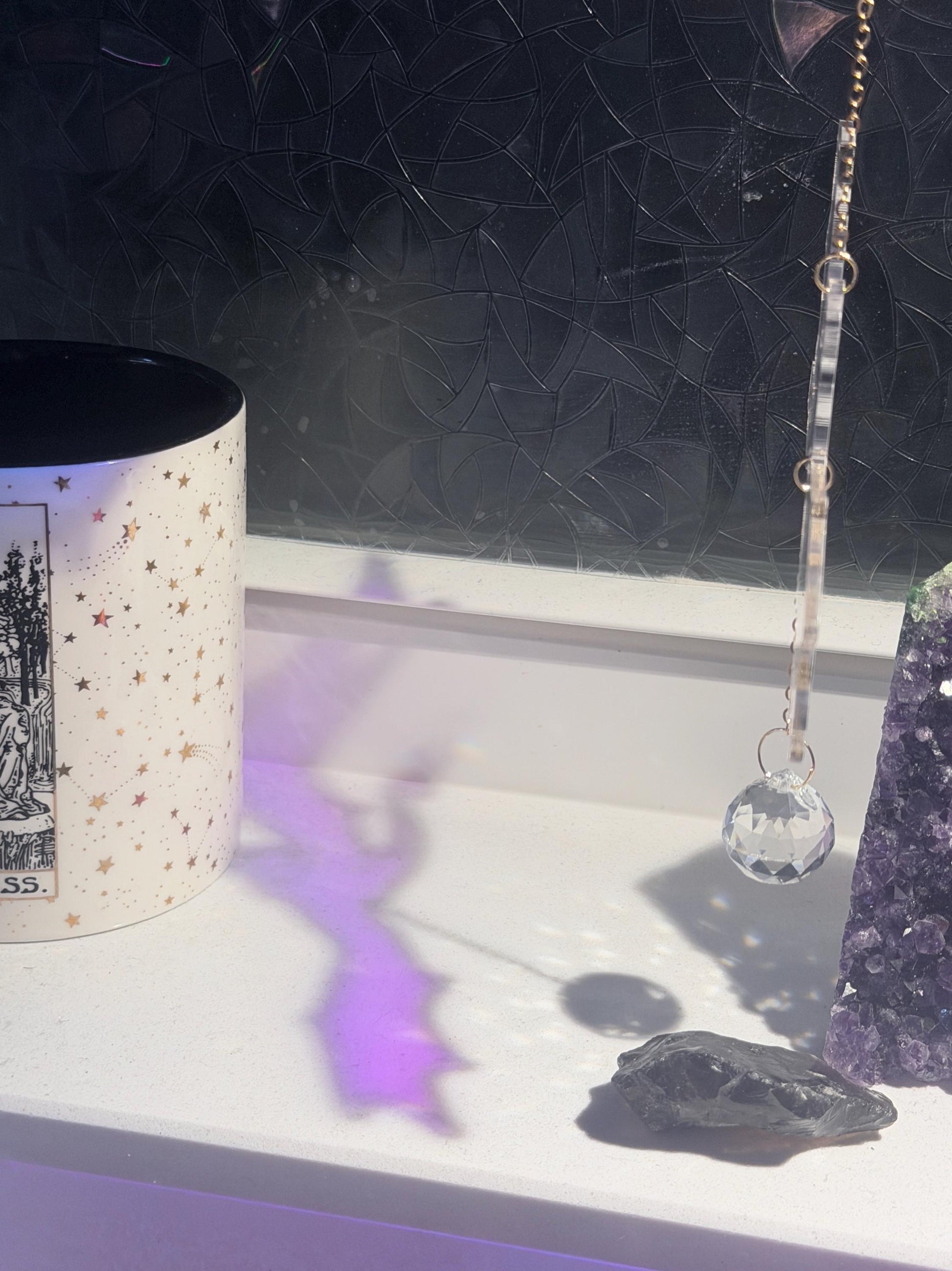 Book Dragon Iridescent Sun Catcher, Fantasy Window Prism Decor, Dark Academia Reading Nook Hanging