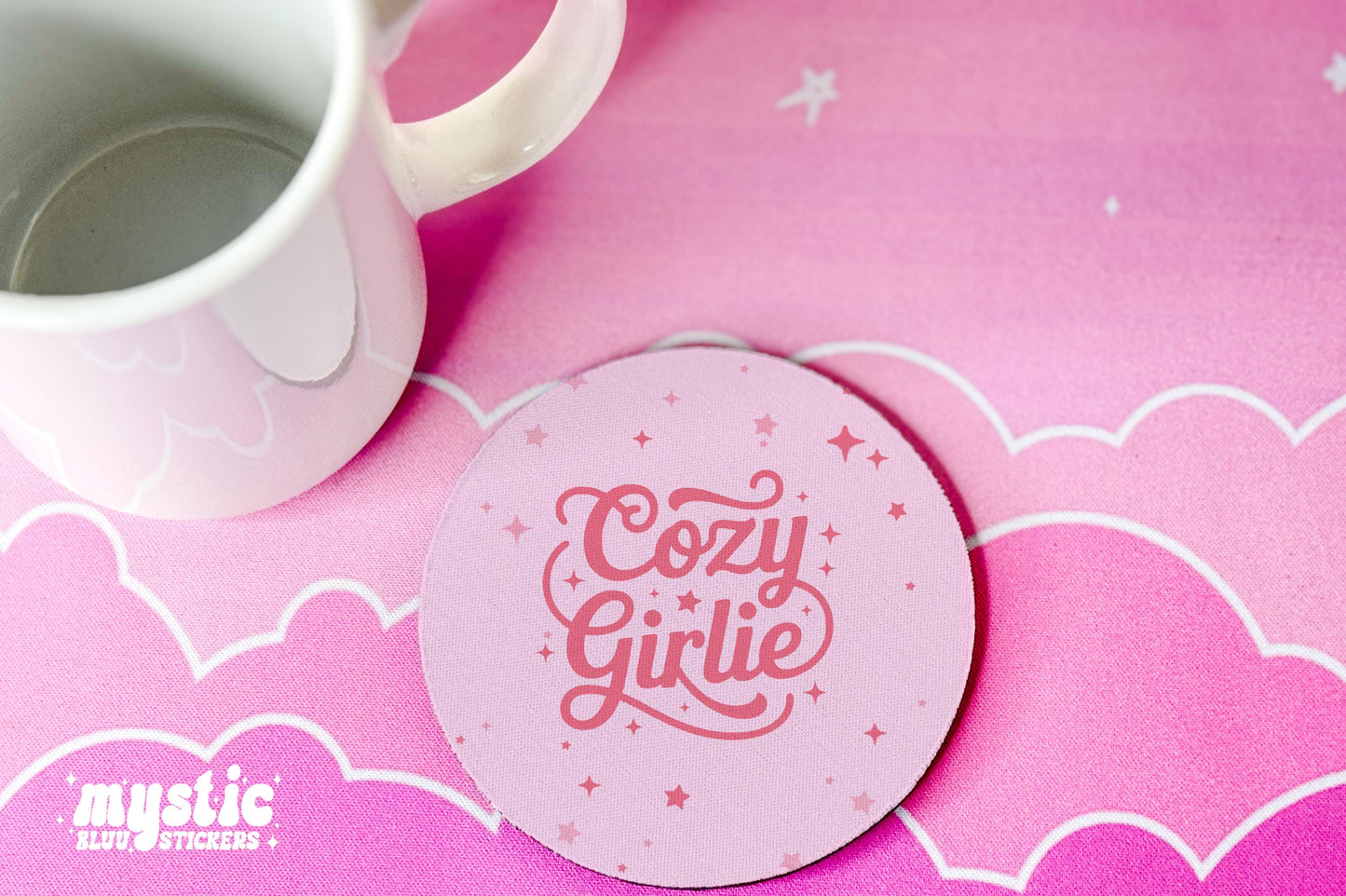 Cozy Girlie Coffee Mug – Pink Aesthetic Ceramic Mug for Cozy Girls & Cute Gifts