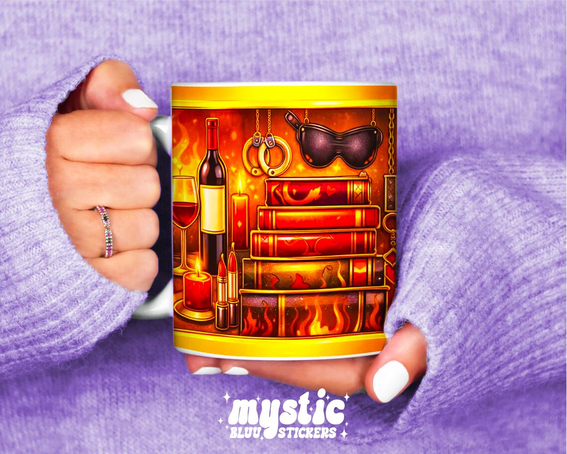 Dark Romance Book Mug – Spicy Reader Coffee Cup, BookTok Gift