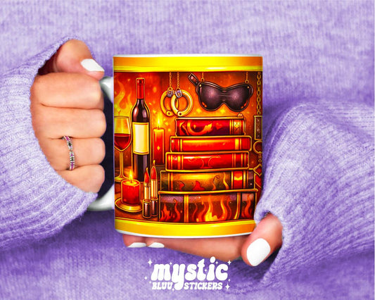 Dark Romance Book Mug – Spicy Reader Coffee Cup, BookTok Gift