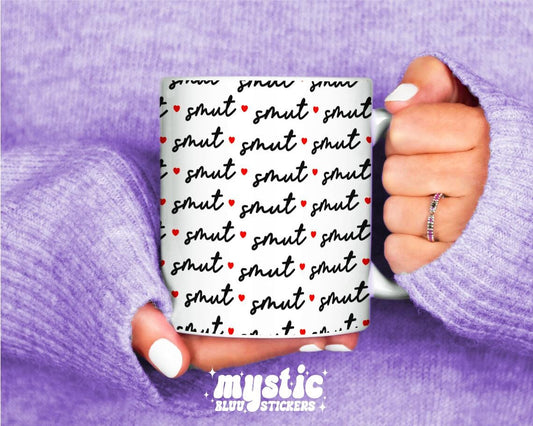 Smut Lover Mug 11oz – Spicy Reader Coffee Cup, BookTok Gift