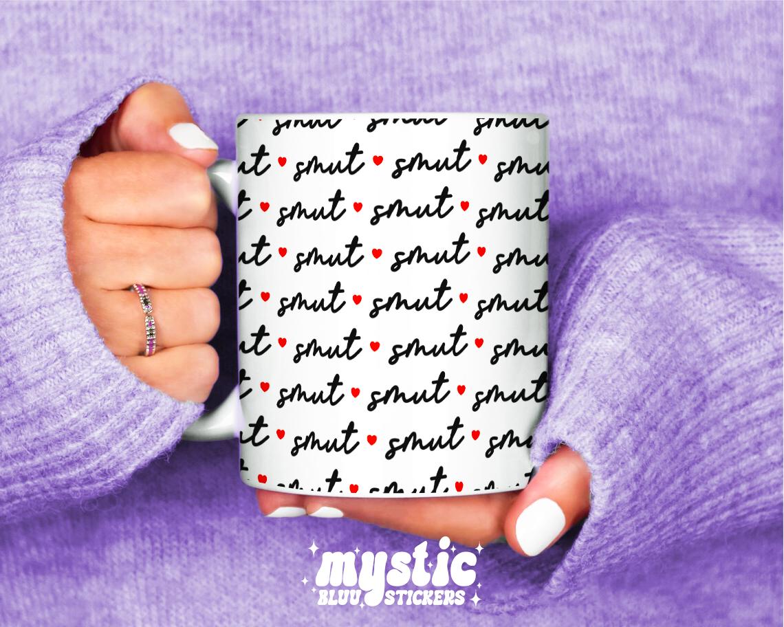 Smut Lover Mug 11oz – Spicy Reader Coffee Cup, BookTok Gift