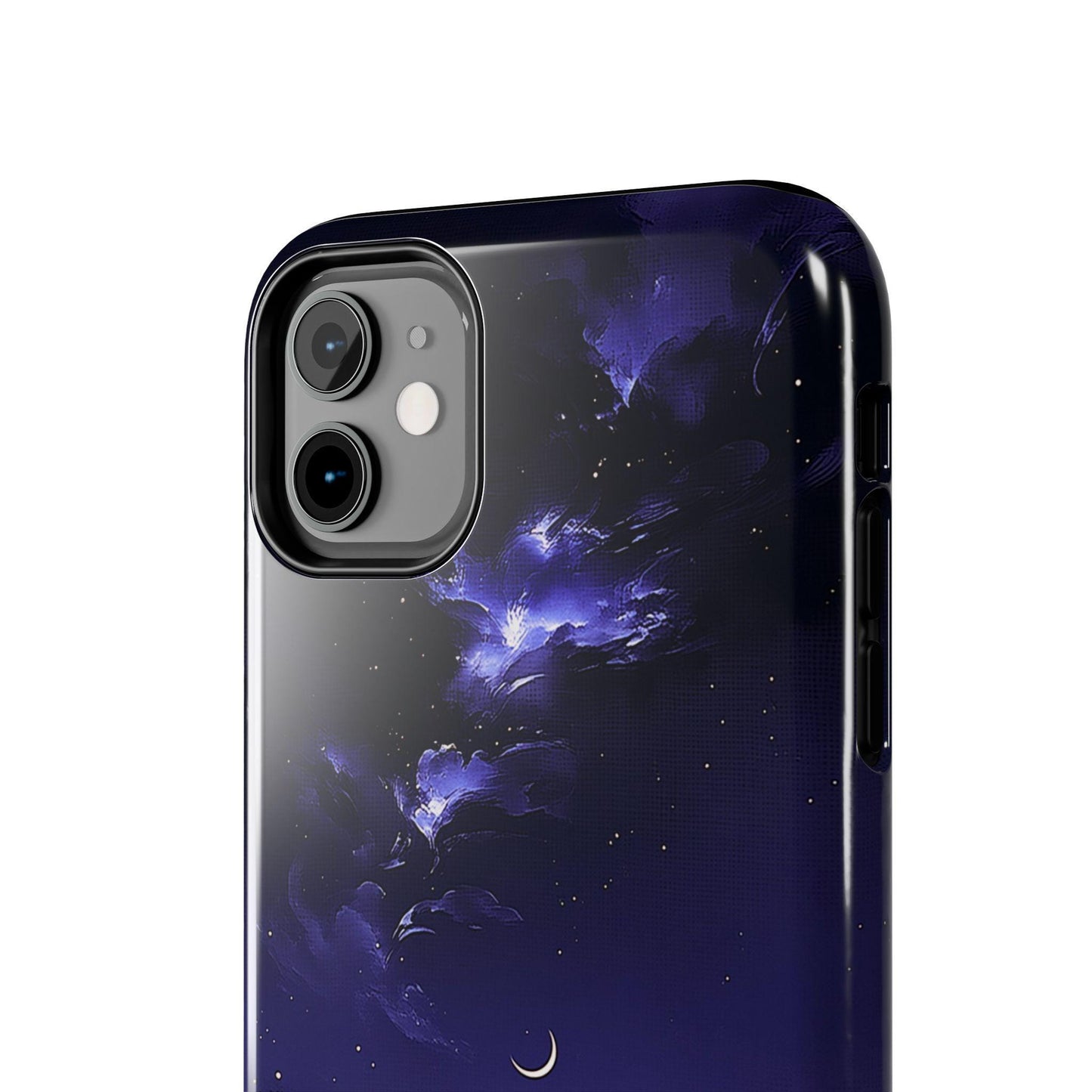 Blue Moon Phone Case, Celestial Night Sky iPhone Cover iPhone 17 16 15 14 Pro Max Samsung s23 s24 s25