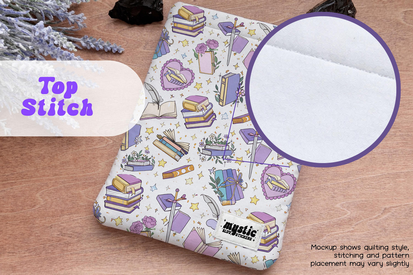 Bookish Kindle Sleeve - Fantasy Padded E-Reader & iPad Mini Case