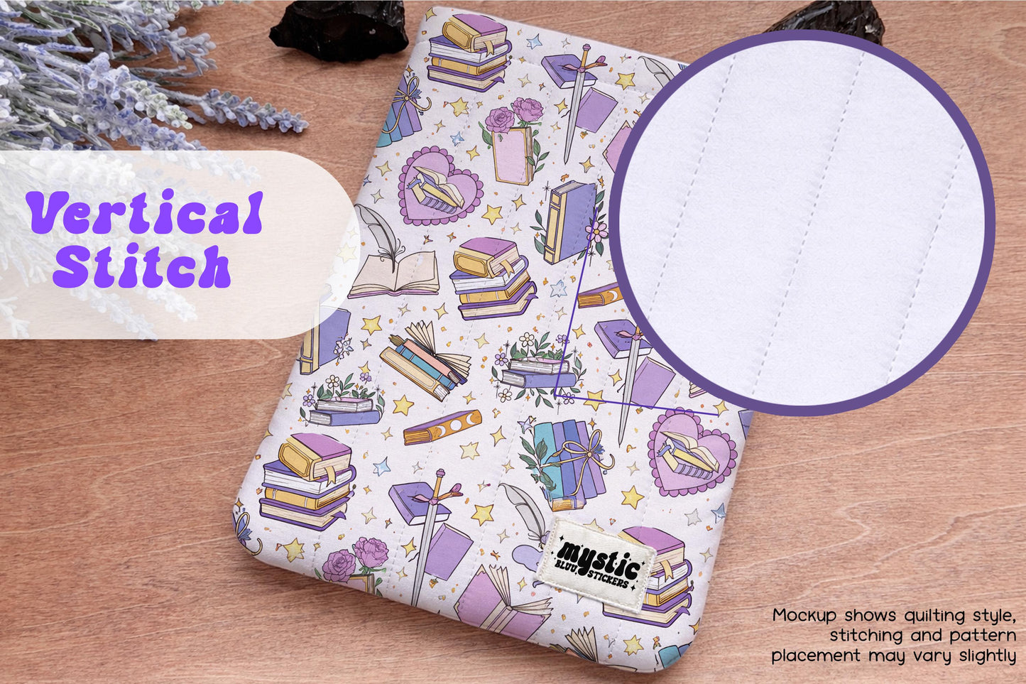 Bookish Kindle Sleeve - Fantasy Padded E-Reader & iPad Mini Case