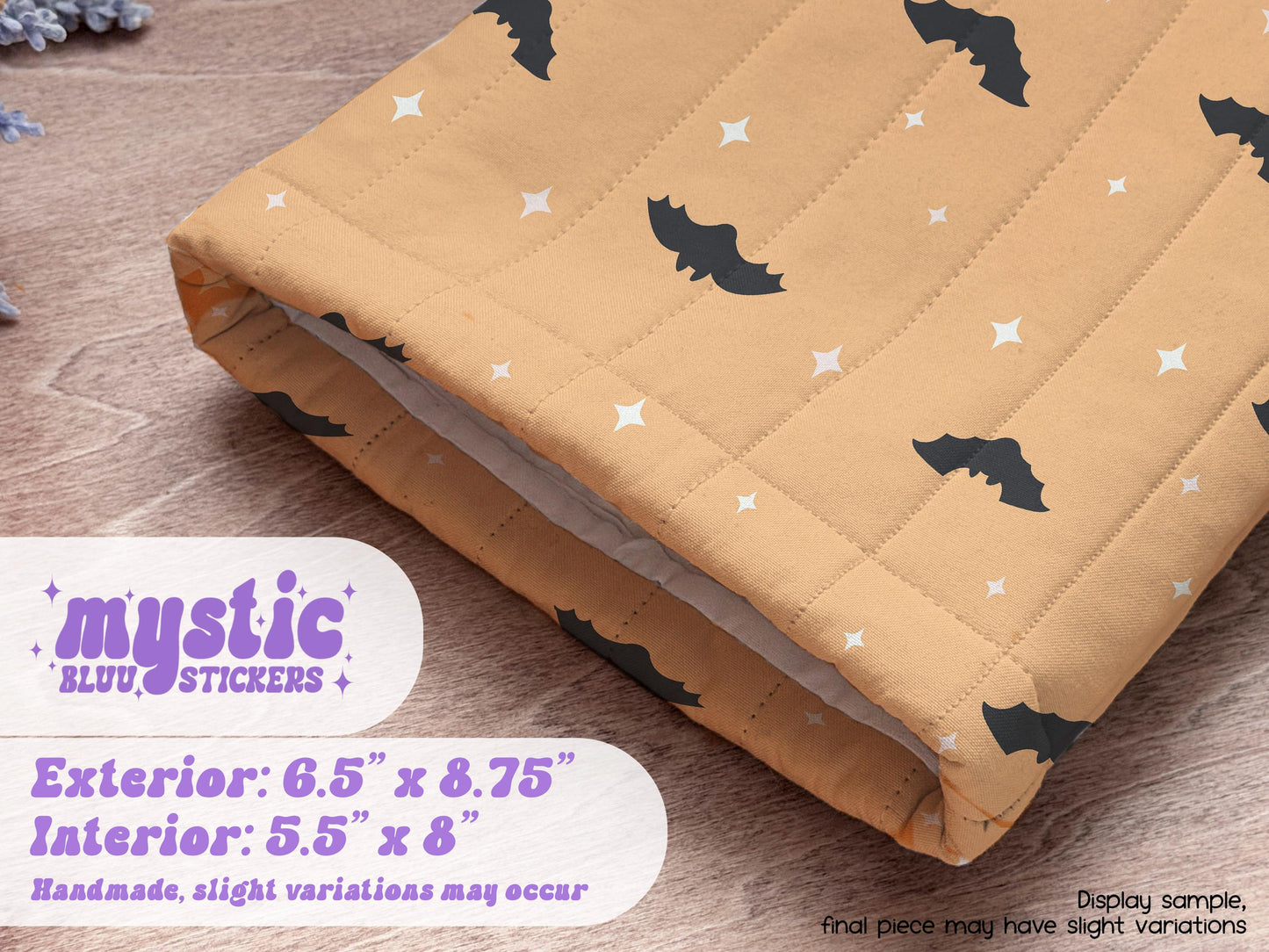 Bat Kindle Sleeve - Minimal Quilted Padded E-Reader & iPad Mini Case