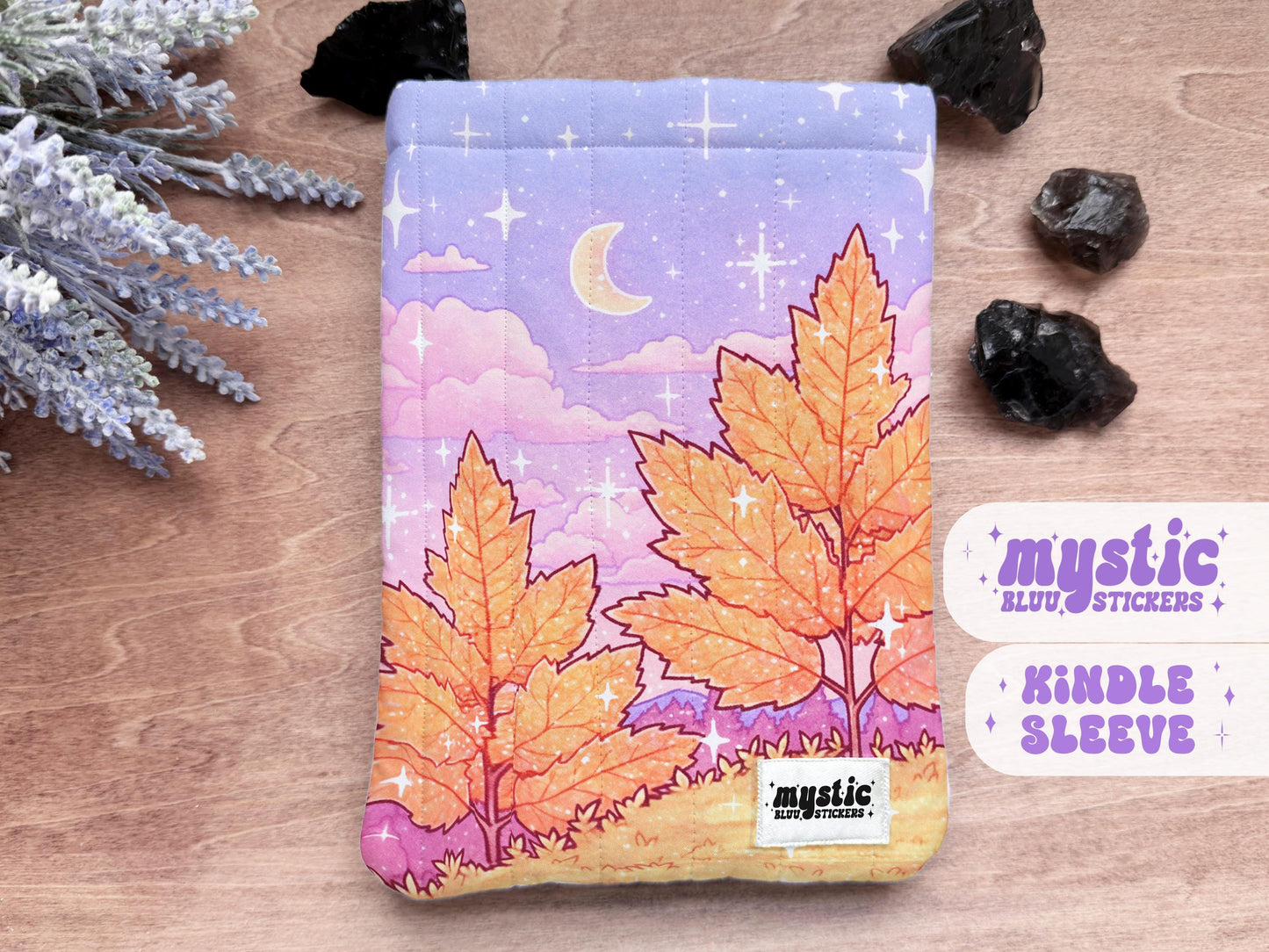 Quilted Kindle Sleeve – Floral Padded E-Reader & iPad Mini Case