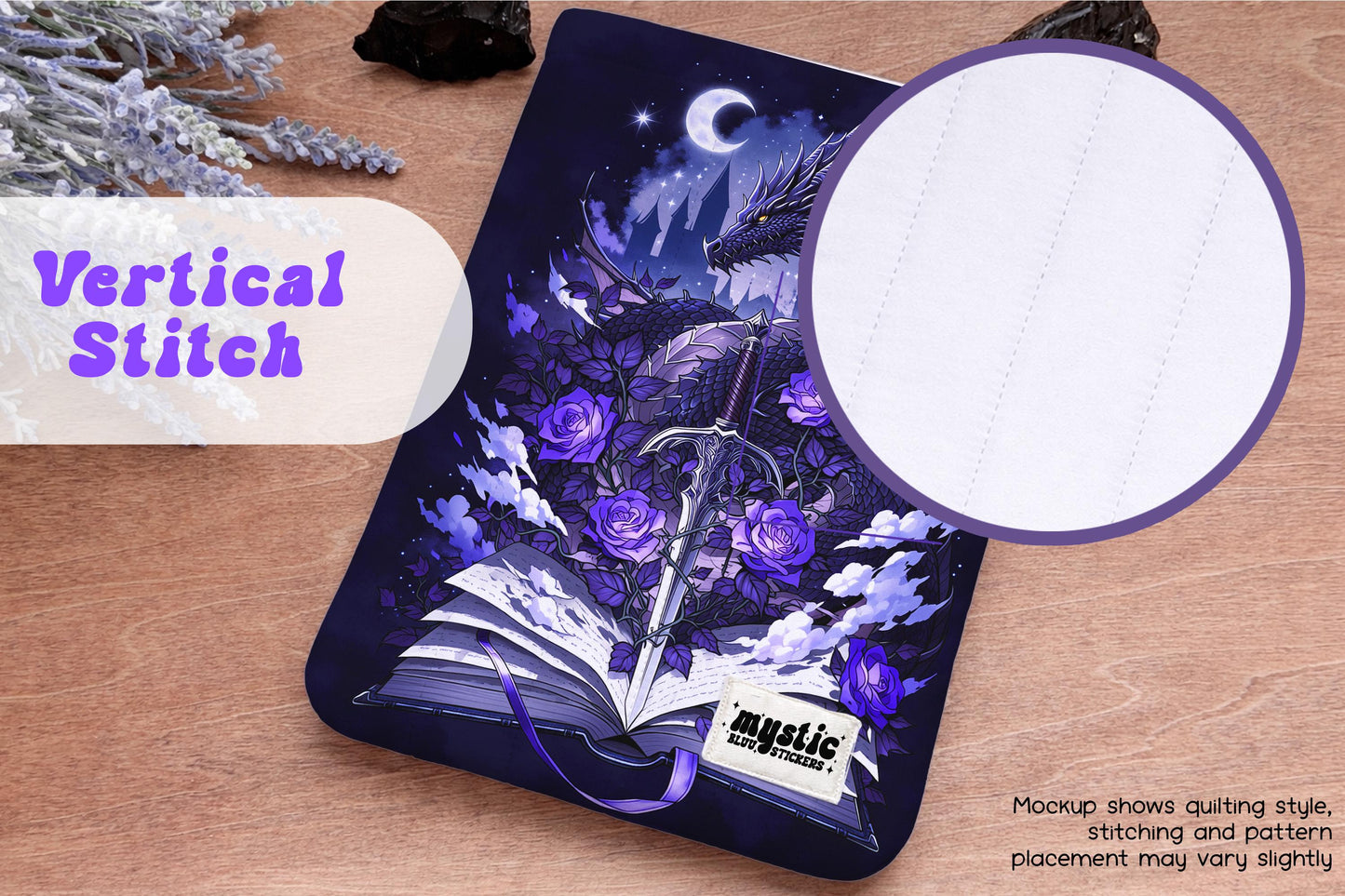 Dragon Kindle Sleeve - Fantasy Padded E-Reader & iPad Mini Case