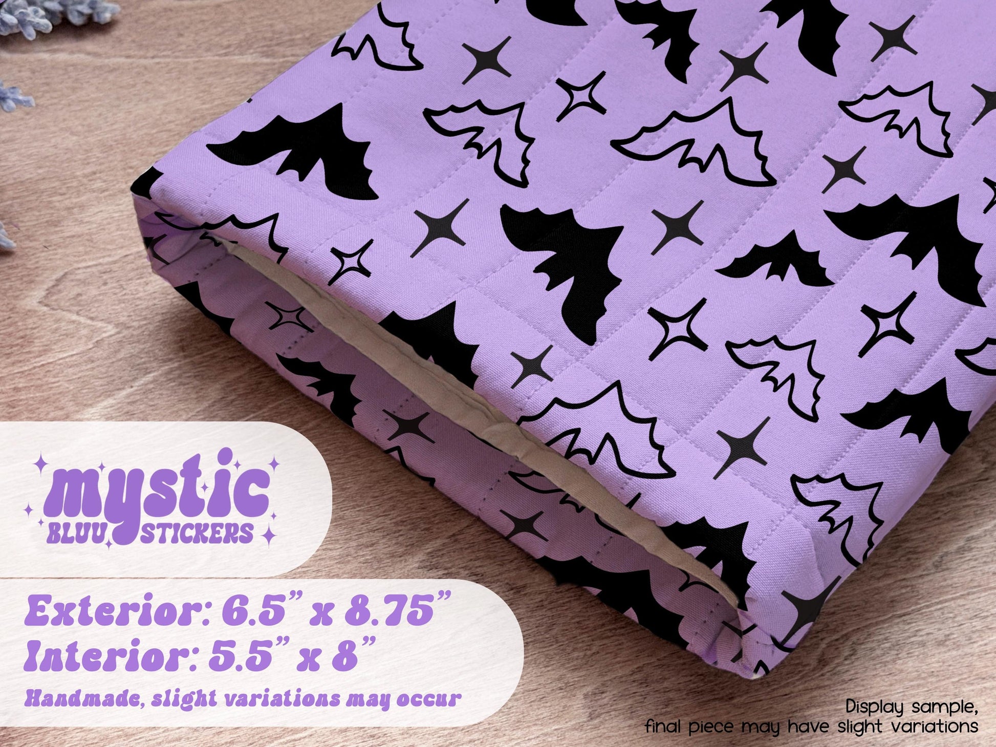 Bat Kindle Sleeve - Spooky Quilted Padded E-Reader & iPad Mini Case