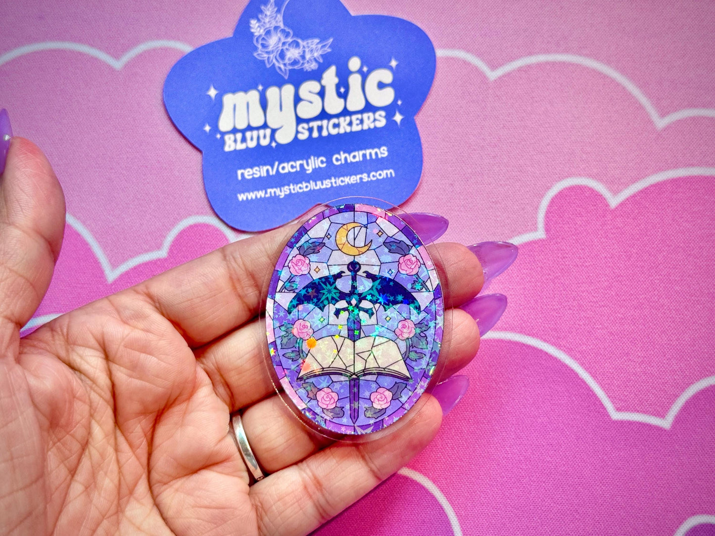 Fantasy Dragon Acrylic Flat Back Cabochon: Bookish DIY Craft Supply