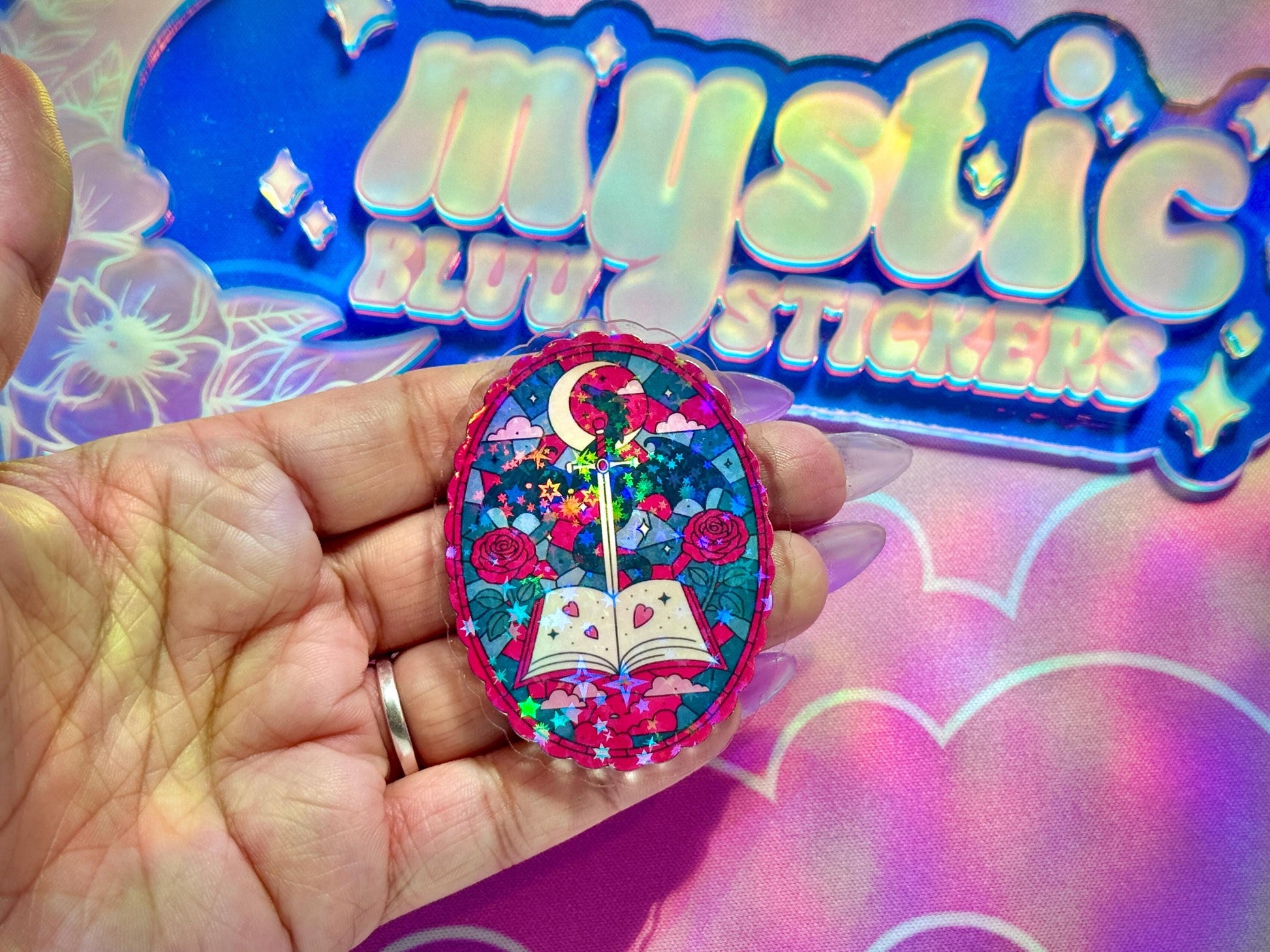 Fantasy Dragon Acrylic Flat Back Cabochon: Bookish DIY Craft Supply