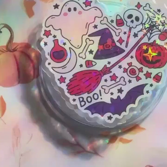 Halloween Ghost MagSafe Kindle Grip Spooky E-Reader & Phone Accessory