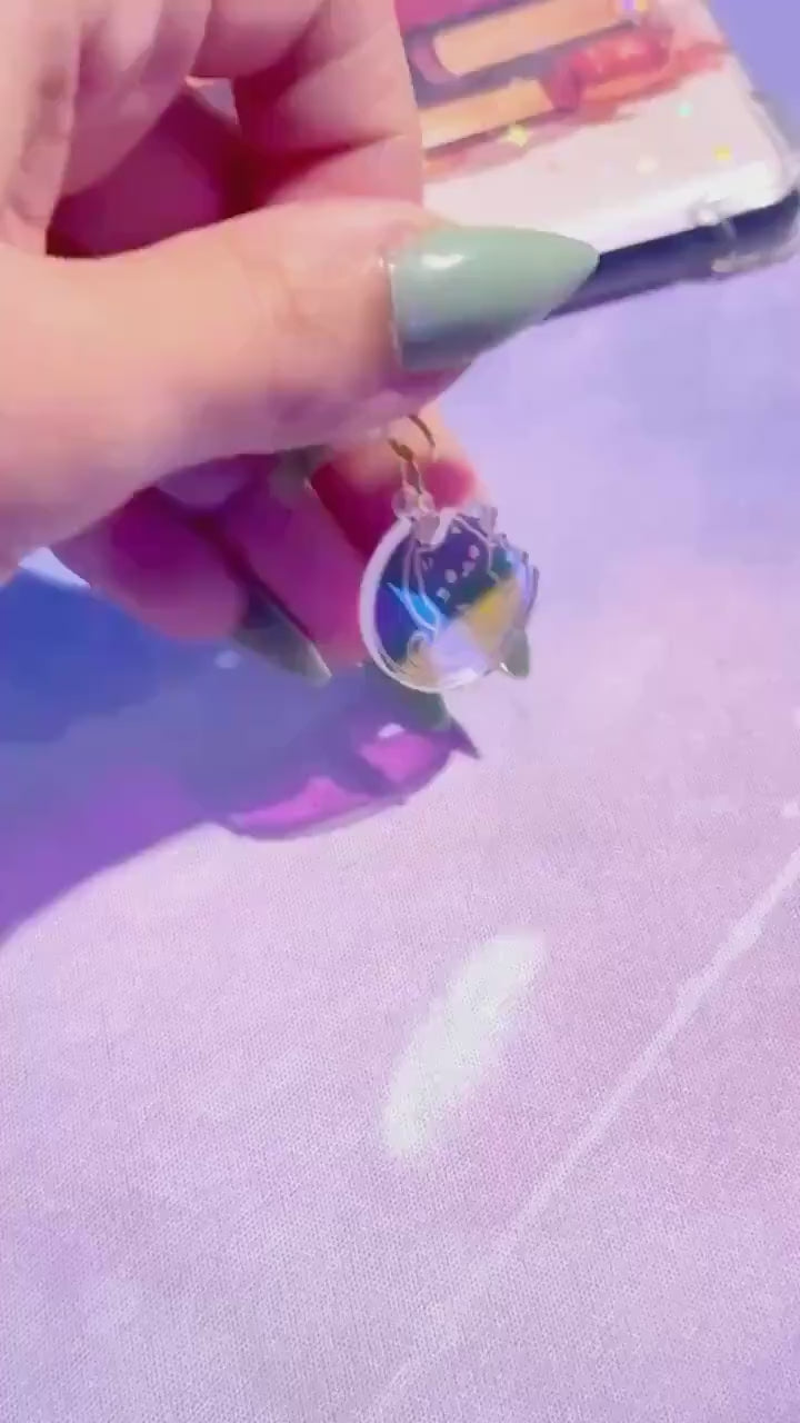 Cat Moon Kindle Dust Plug Charm for Ereader, Phone, Tablet, USB-C Device Decor, Cute Accessory Gift