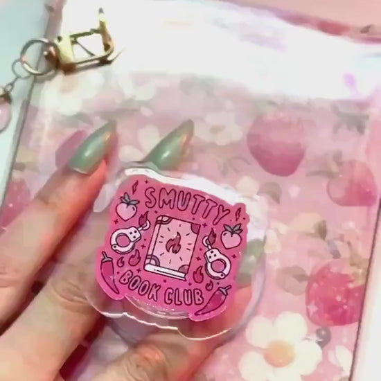 Smutty Book Club Kindle Grip: Spicy Bookish Accessory with MagSafe