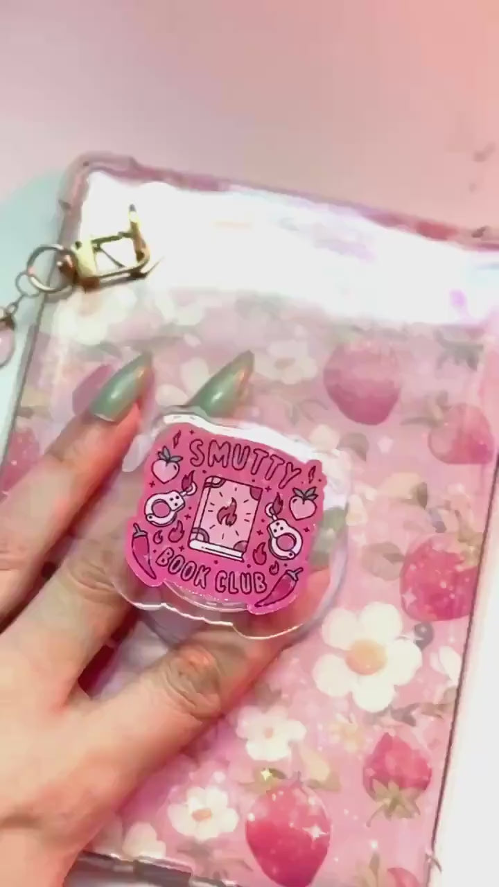 Smutty Book Club Kindle Grip: Spicy Bookish Accessory with MagSafe