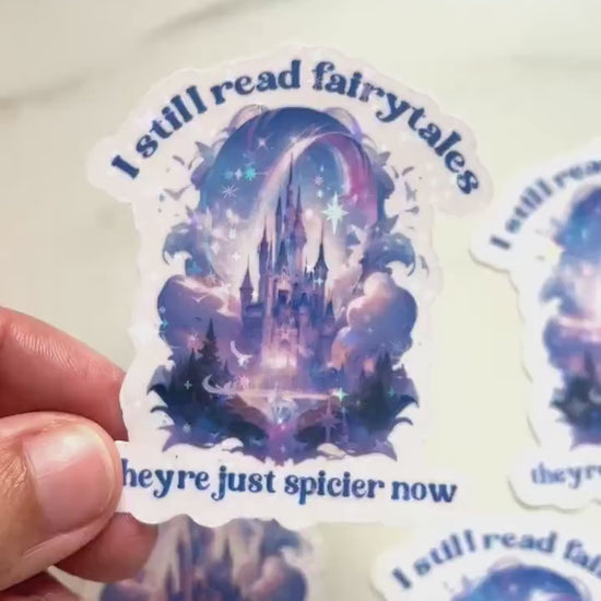 Spicier Fairytales Holographic Sticker: Dark Romance Booktok