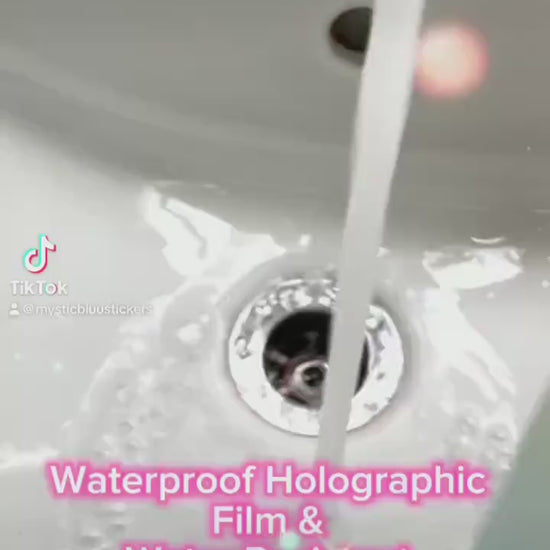 Angel Numbers Butterfly Holographic Sticker: Witchy Tarot Vinyl Decal