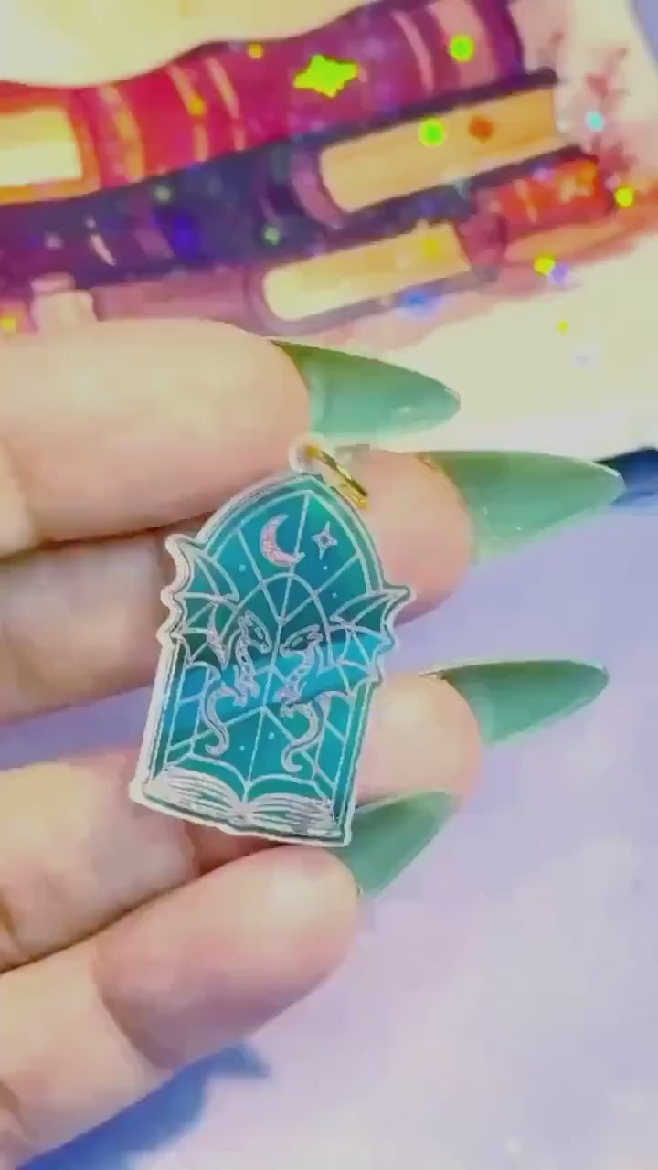 Iridescent Ghost Kindle Charm: Witchy USB-C Dust Plug