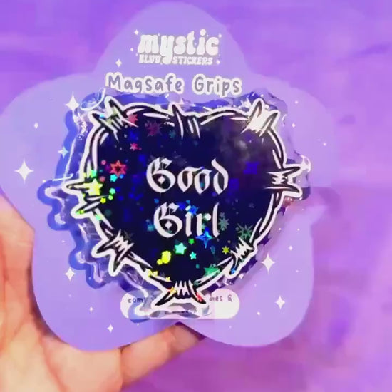 Good Girl MagSafe Kindle Grip: Bookish Ereader Phone Grip