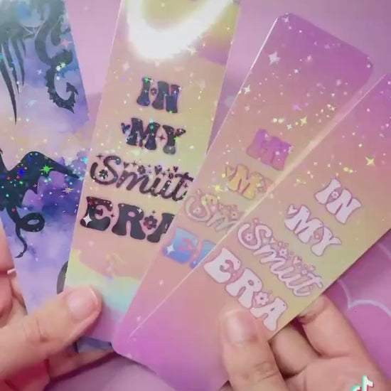 Dragon Bookmark, Cute Holographic Reading Book Accessories, Cardstock, Page Saver For Women, Bookish Gift