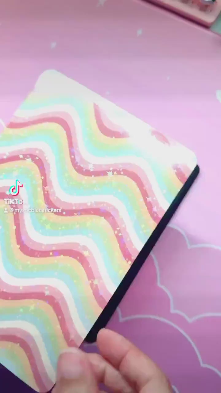 Galaxy Kindle Paperwhite Insert: Holographic Cardstock, Bookish Gift